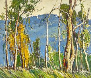 Millard Owen Sheets - Windswept Hill