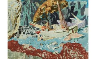 Millard Sheets - Hidden Cove - Island of Hawaiʻi