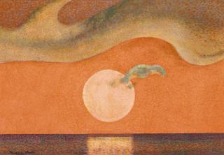 Millard Sheets - Mendocino Sunset