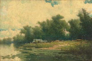 Milne Ramsey - Landscape with Lake