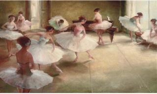 Miloslava Vrbova - Ballet practice