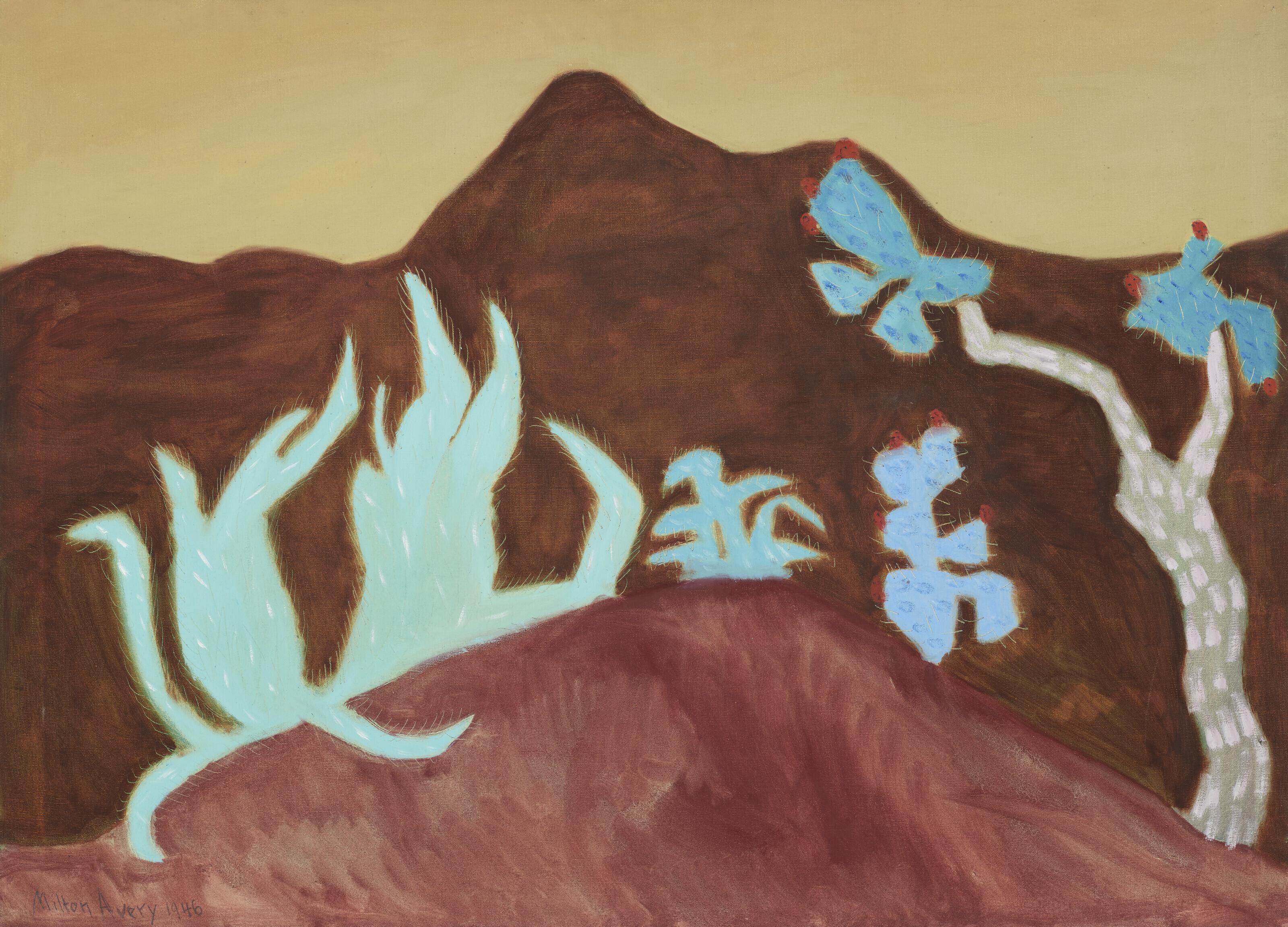 Milton Avery - Cactus