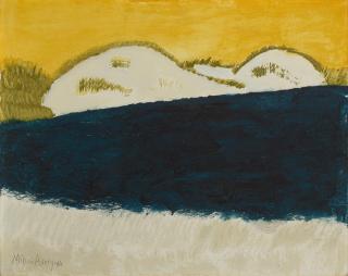 Milton Avery - Dunes and Blue Sea
