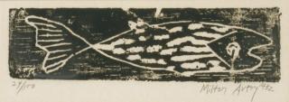 Milton Avery - Fish (L. 41)