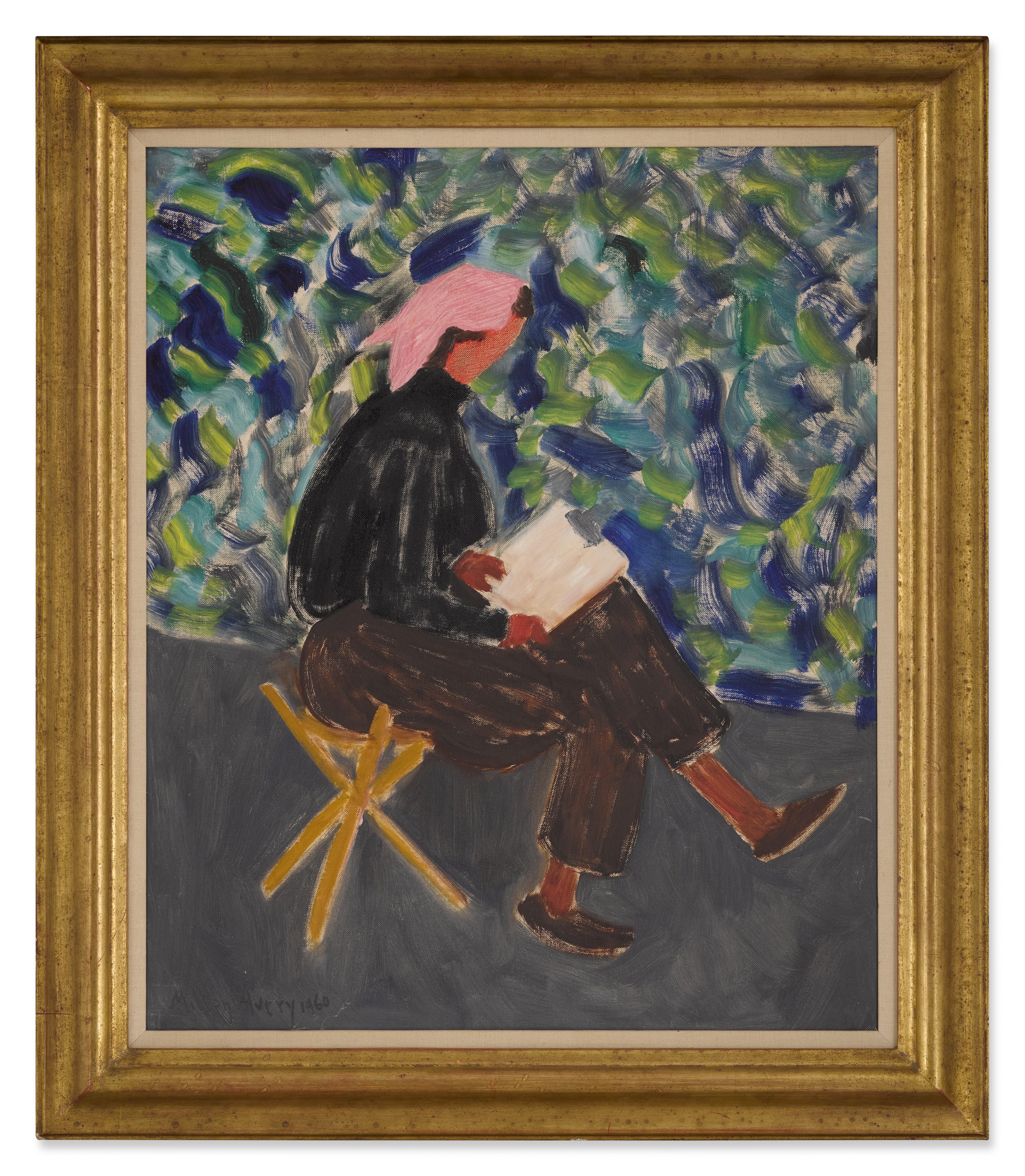 Milton Avery - Garden Reader