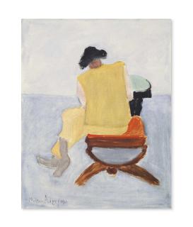 Milton Avery - Girl on Red Stool