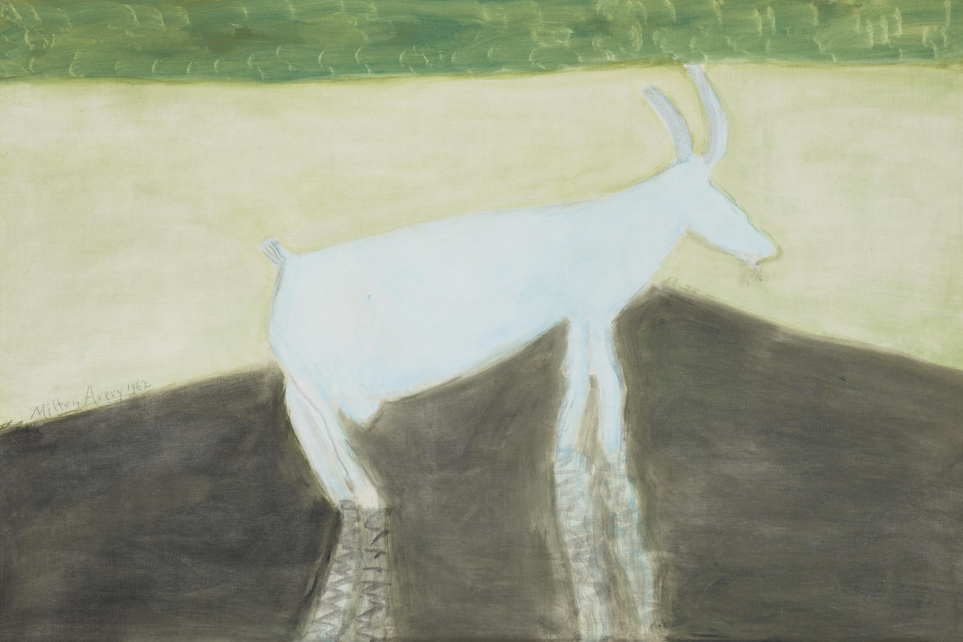 Milton Avery - Goat Wading