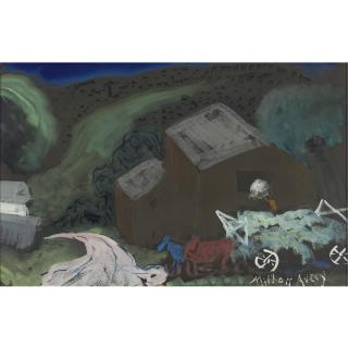 Milton Avery - Hay Wagon  