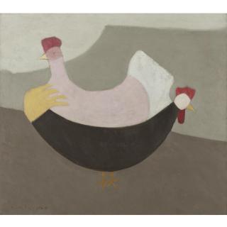 Milton Avery - Hen And Cock