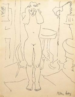 Milton Avery - March with Raised Arms