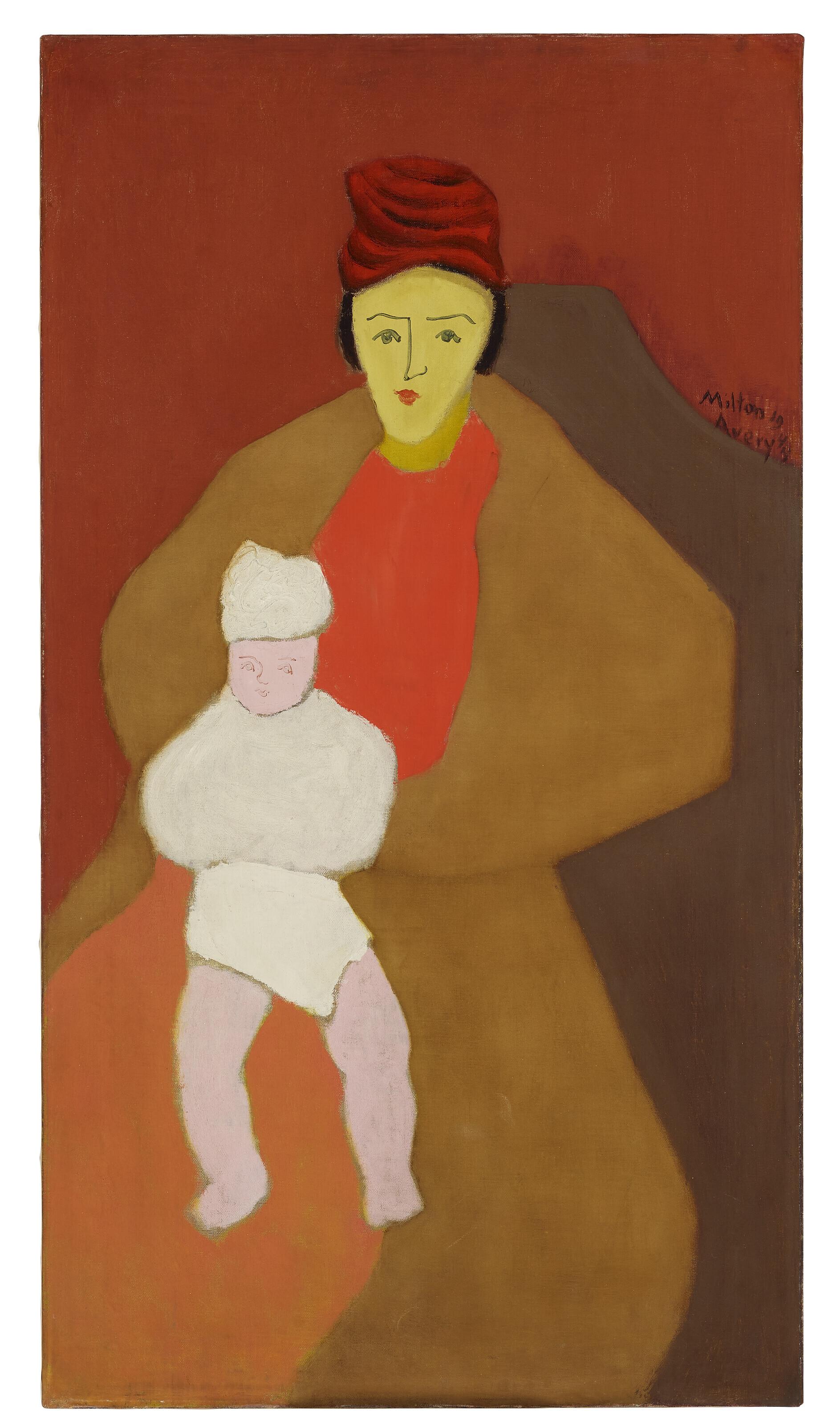 Milton Avery - Mother and Child