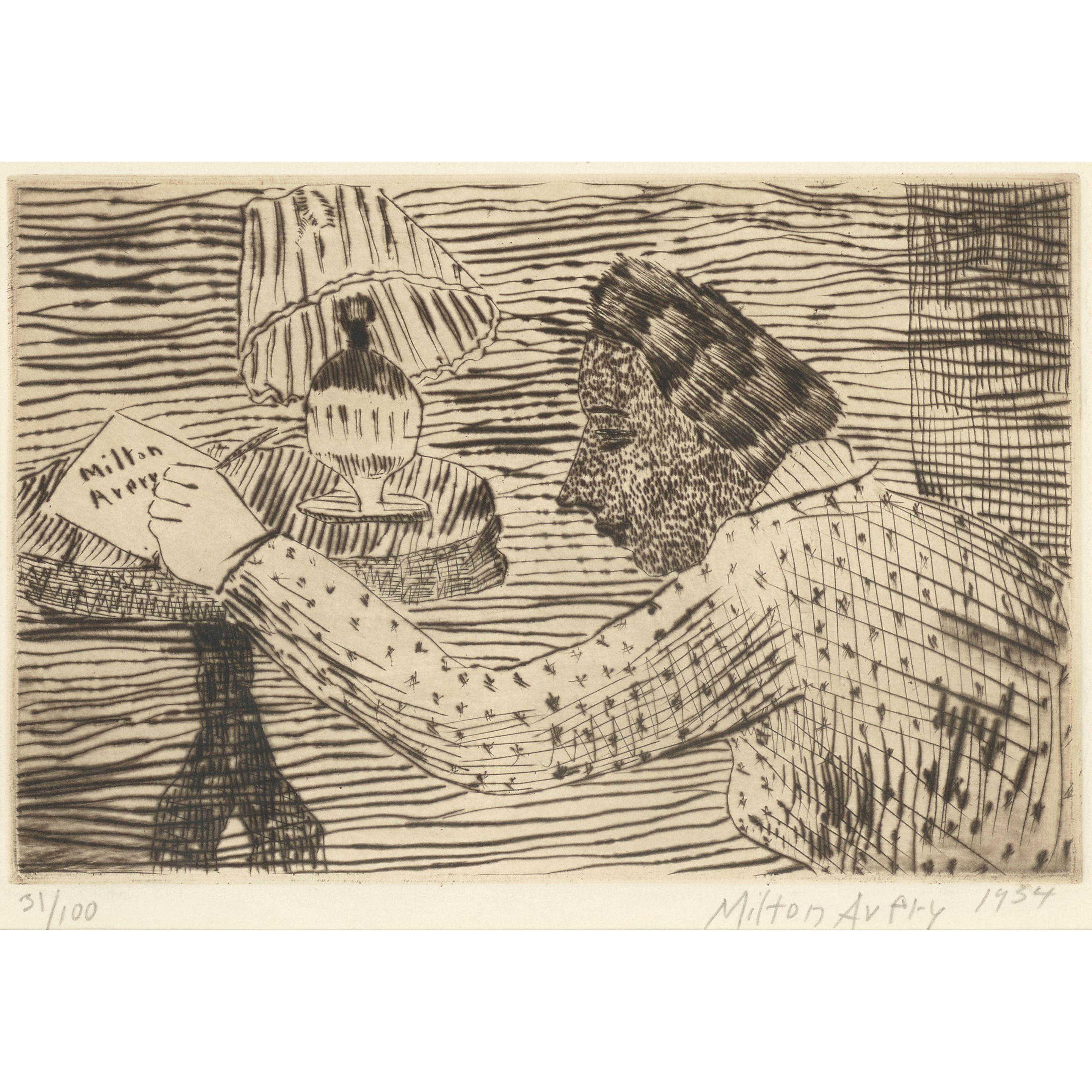 Milton Avery - My Wife Sally