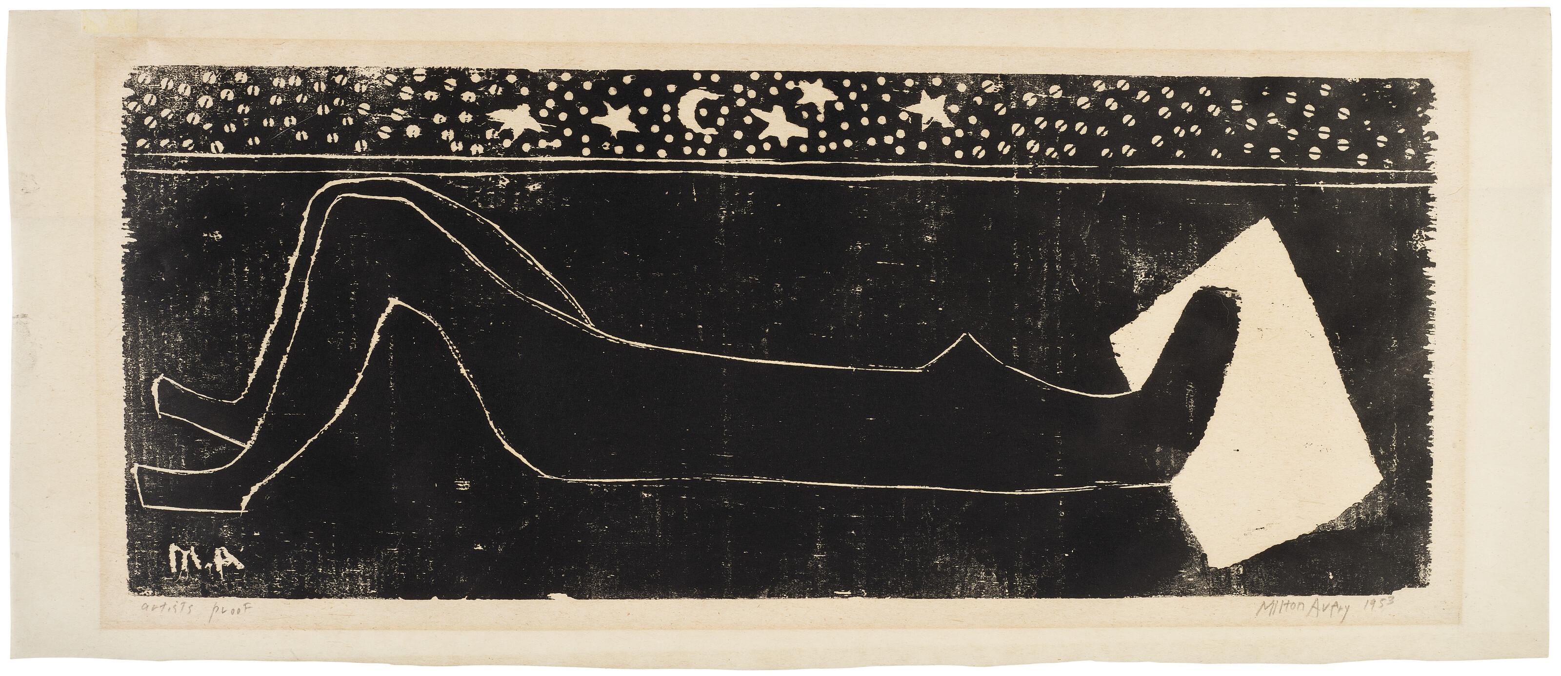 Milton Avery - Night Nude