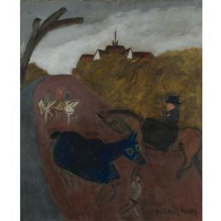 Milton Avery - Park Riders