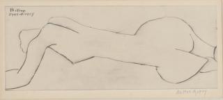 Milton Avery - Reclining nude (Lunn 29)