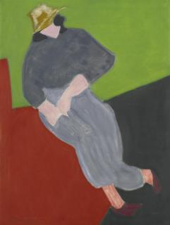 Milton Avery - Red Sofa