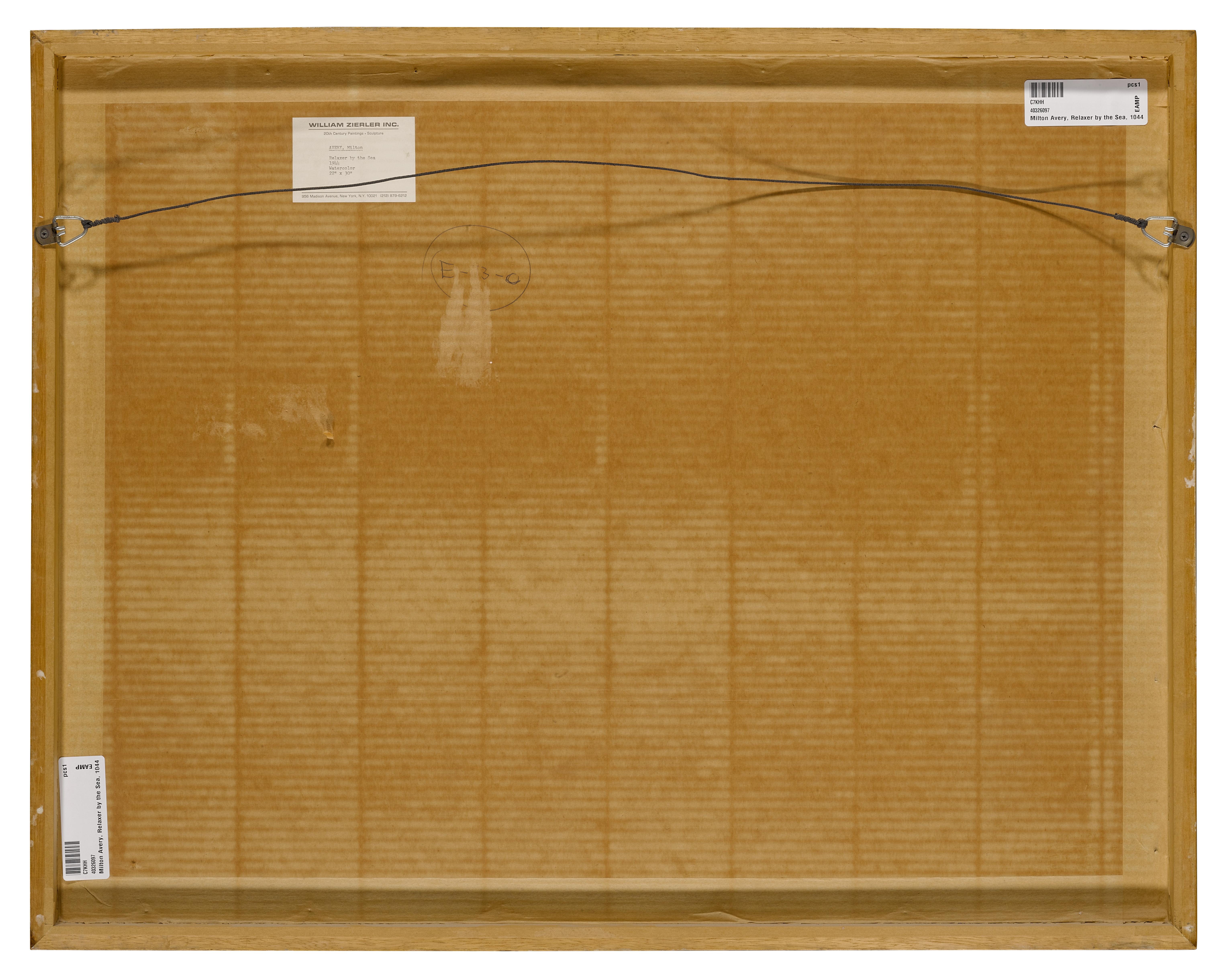 Milton Avery - Relaxer by the Sea