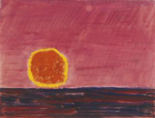 Milton Avery - Ringed Sun