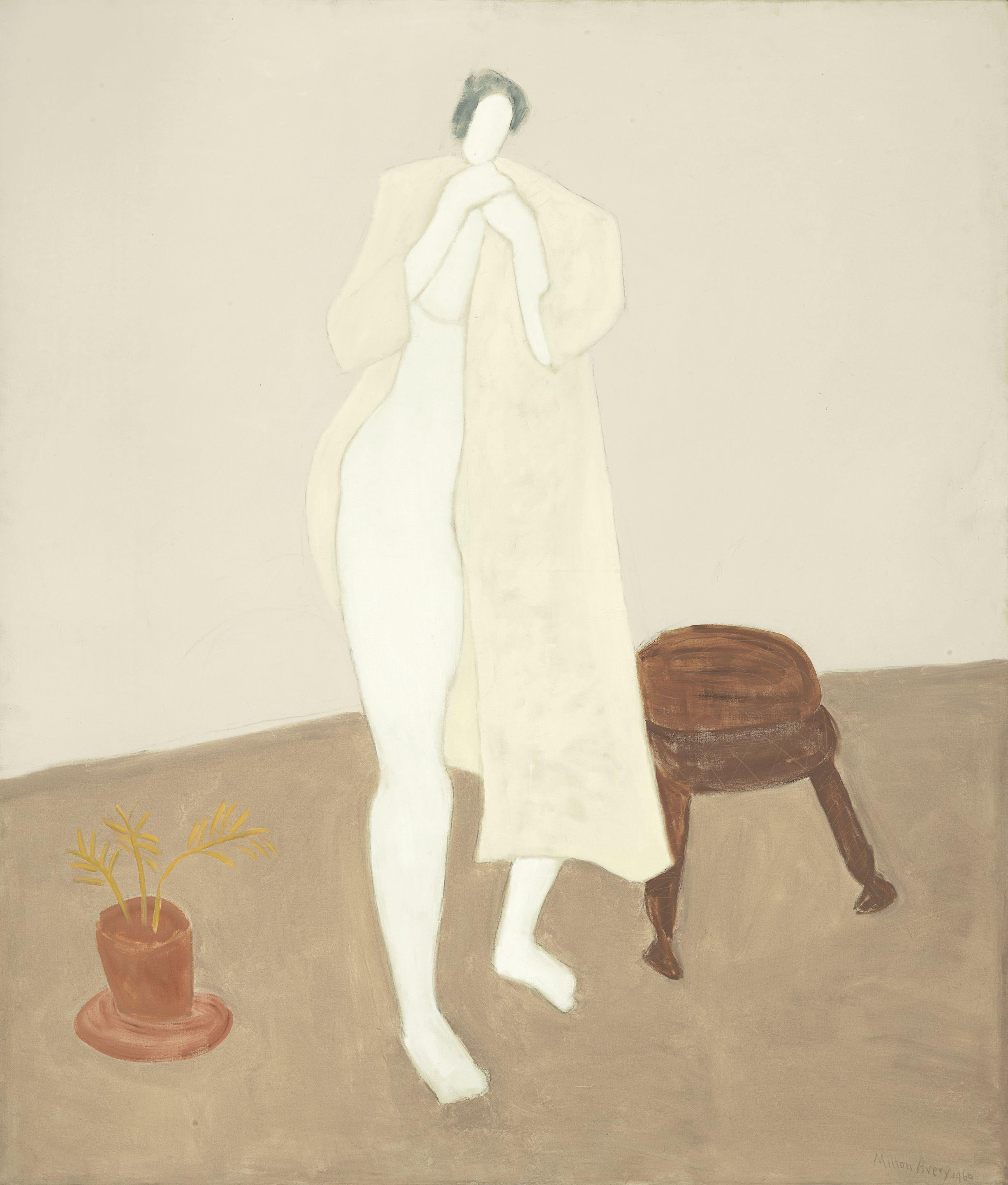 Milton Avery - Robed Nude
