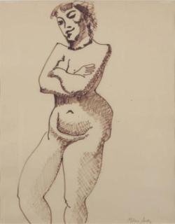 Milton Avery - Saucy Nude