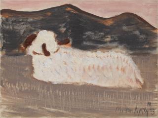 Milton Avery - Sleeping Lamb