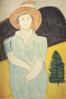 Milton Avery - Straw Hat