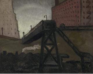 Milton Avery - The Coal Elevator, New York