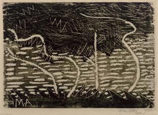 Milton Avery - Trees By the Sea (L. 53)