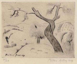 Milton Avery - Twisted Tree (Lunn 25)