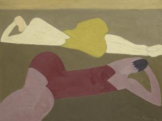 Milton Avery - Two Figures On Beach