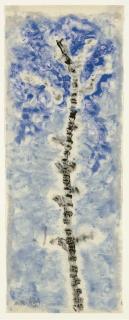 Milton Avery - Untitled [Blue Tree Monotype]