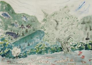 Milton Avery - Untitled (Landscape In Jamaica, Vermont)