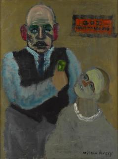 Milton Avery - Untitled (Portrait of David Burliuk and His Wife)