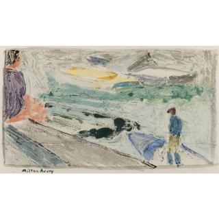 Milton Avery - Wharf Wall Provincetown