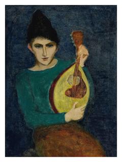 Milton Avery - Woman with Mandolin
