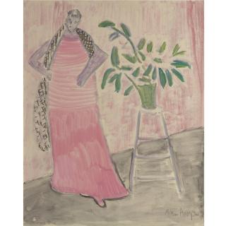 Milton Avery - Woman with Plant