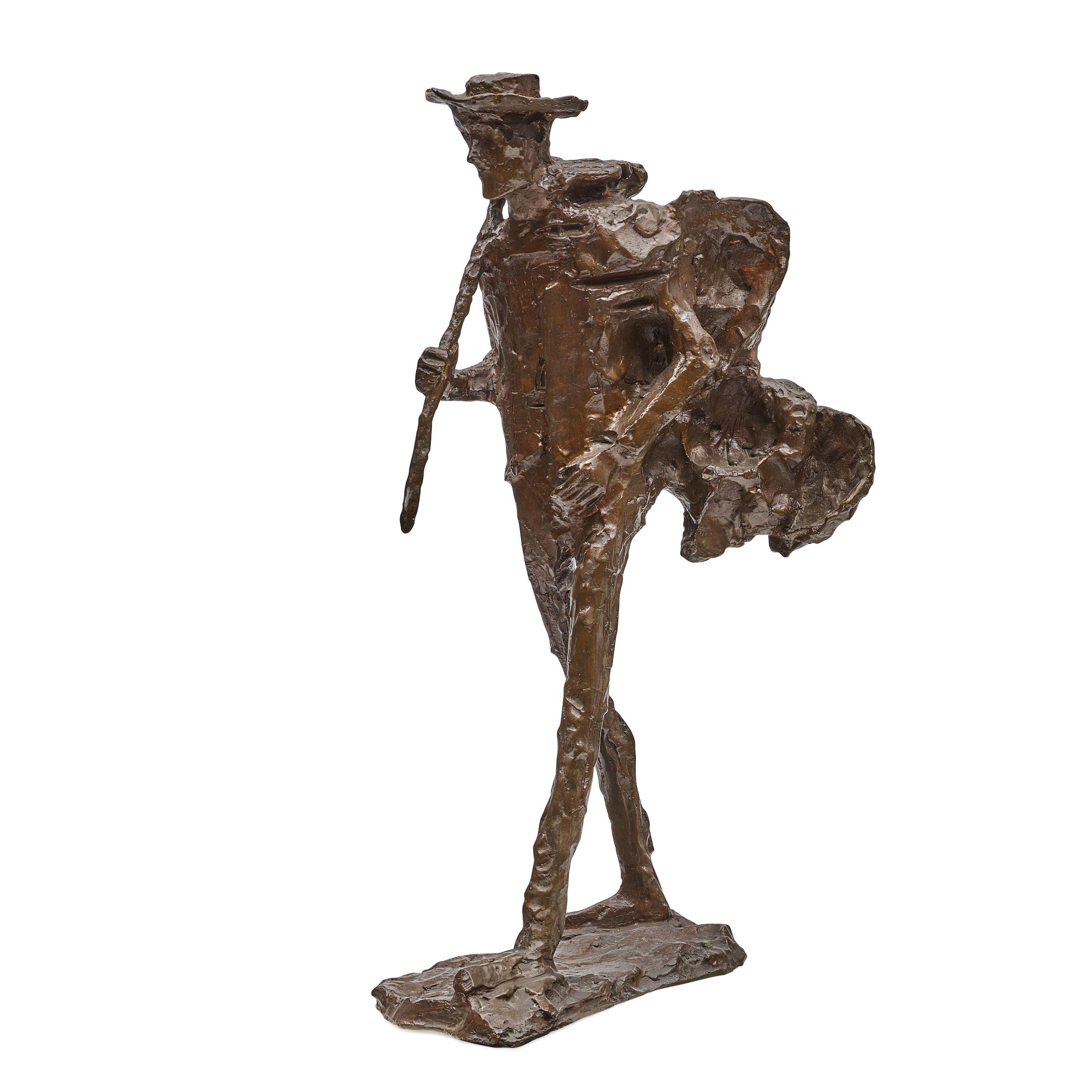 Milton Elting Hebald - A Patinated Bronze Of Proteus-Joyce Hiking