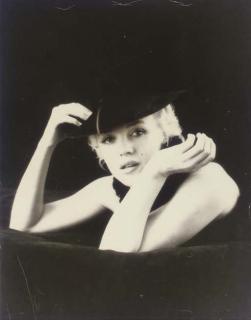 Milton H. Greene - Marilyn Monroe, Black Sitting, 14 February 1956