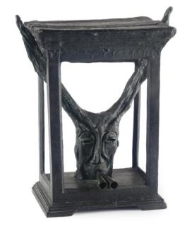 Mimmo Paladino - Asino Sonoro (Caged Head)