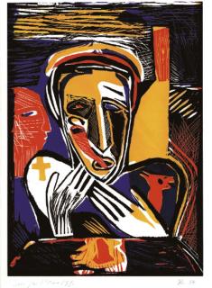 Mimmo Paladino - Lacrimose, London, Waddington Graphics, 1986