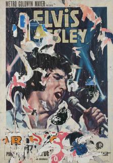 Mimmo Rotella - Elvis Presley\' show