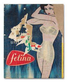 Mimmo Rotella - Felina