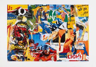 Mimmo Rotella - Gutenberg 2000