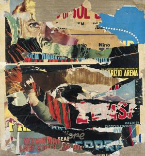 Mimmo Rotella - I due evasi