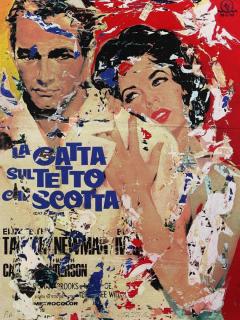 Mimmo Rotella - La Gatta sul Tetto ci Scotta