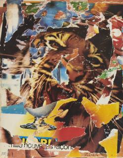 Mimmo Rotella - La tigre moderna
