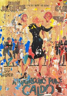 Mimmo Rotella - Marilyn Monroe