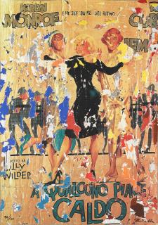 Mimmo Rotella - Marilyn Monroe