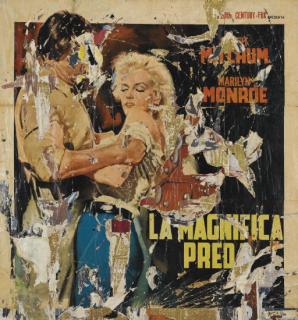Mimmo Rotella - Marilyn preda