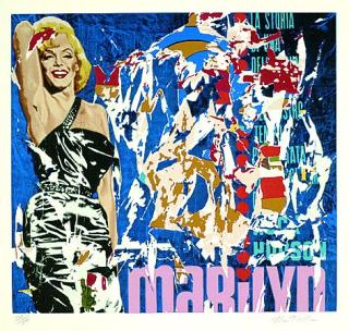 Mimmo Rotella - Marilyn
